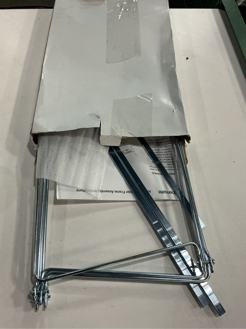 Condition photo showing Good Condition for officemate hanging file frame, letter size, adjustable 14 to 18-inches, 2 count (pack of 1),silver, 91990