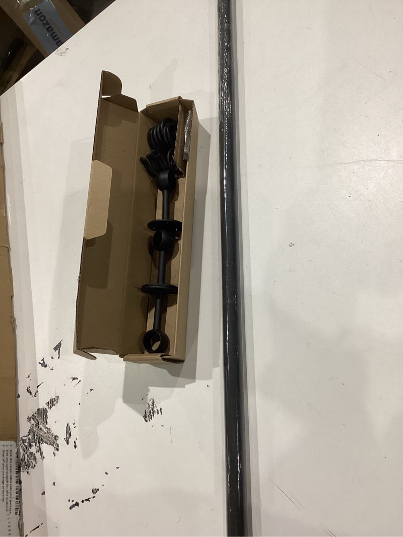 Condition photo showing Good Condition for rothley hanging pot rack hanger: 39.4 inch stainless steel pot and pan hanger pot rack wall mounted hanging pots and pans rack pot hangers for kitchen utensil rail with hooks (matt black 39.4 inch matte black