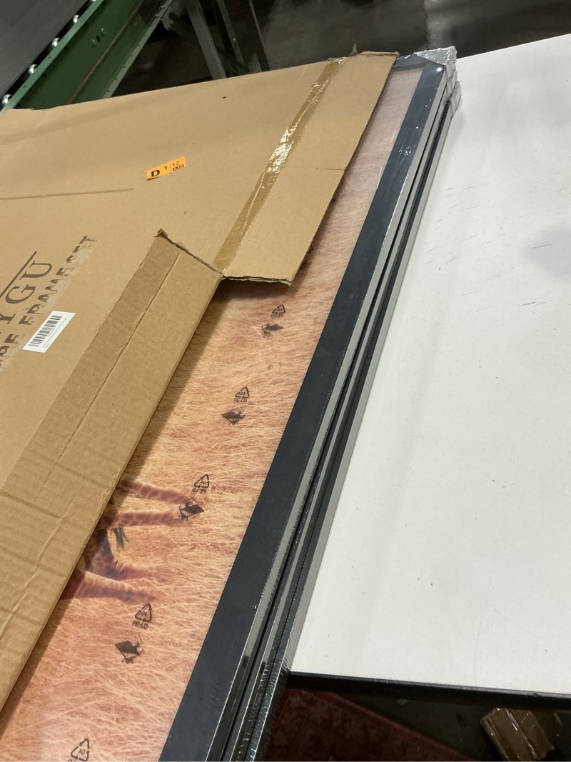 Condition photo showing New/Like New for 20x30 Poster Frame Black Set of 3, Woodgrain Frame for 20x30In Studio Gallery with Durable Shatter Resistant Plexiglass,Wall Gallery Photos frame 30 by 20 Posters & Art Prints for best gift Black 20x30 (Pack of 3)