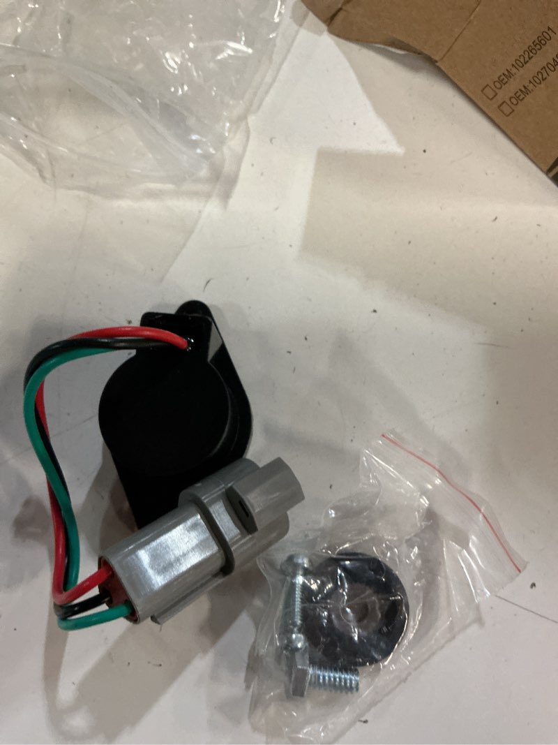 Condition photo showing New/Like New for 10l0l golf cart iq speed sensor with high speed magnet for club car ds & precedent 2004+ 48v electric carts, fits adc motor, replaces oem 102704901 102265601, easy install black-grey