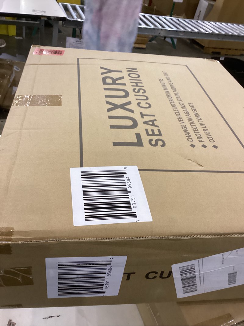 Condition photo showing New/Like New for Tapha Faux Leather Seat Cover Set for Toyota RAV4 2020-2023 XLE LE XLE Premium Limited Base SUV, Breathable and Water-Resistant, Include Seat Covers for Front and Rear Seats (Black/Grey) Grey/Black