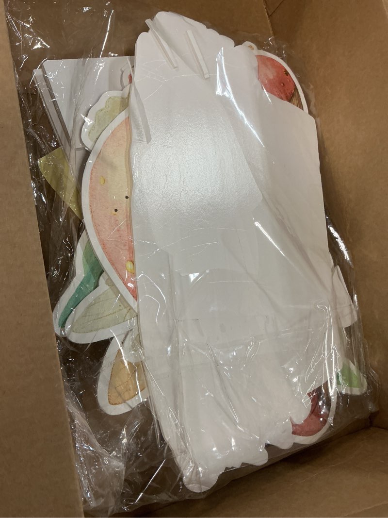 Condition photo showing Good Condition for honoson 4 pcs large 24" x 32" fairy cardboard cutouts, fairy party decoration yard signs standup for baby shower birthday mushroom flower forest lawn wonderland garden photo prop party supplies 4 flower fairy