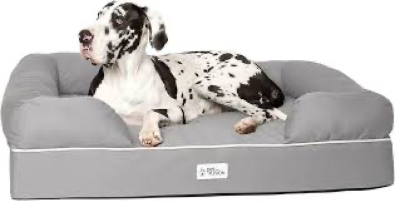 petfusion ultimate dog bed, orthopedic memory foam, multiple sizes and colors, medium firmness pillo