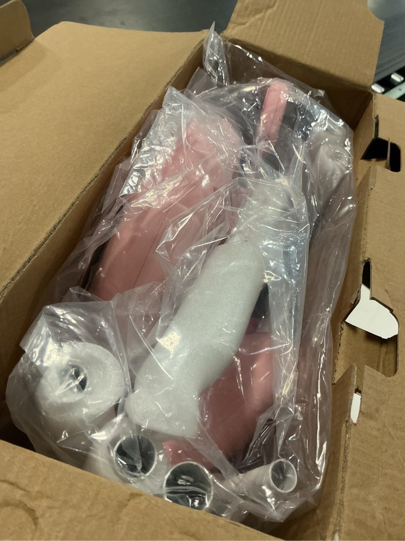Condition photo showing Good Condition for portable baby swing, pink electric infant swing with 5 speed levels, 6 songs & timer – battery-powered only (no batteries included) pink and white