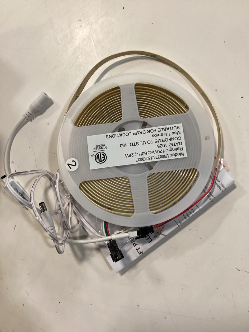 Condition photo showing As Is for utilitech warm white tape light