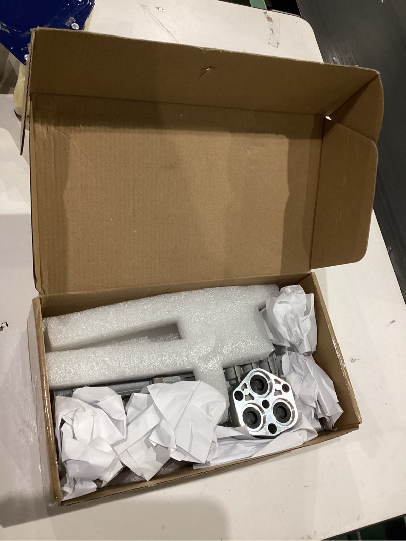 Condition photo showing As Is for pressure washer pump head assy compatible with rmw series pumps 2.2g24 2g24 2.2g24-ez 2.2g24-ez-sx 2g20 2.2g20d 2g23b 2g25 srmw series pumps 2.2g26 ar42940