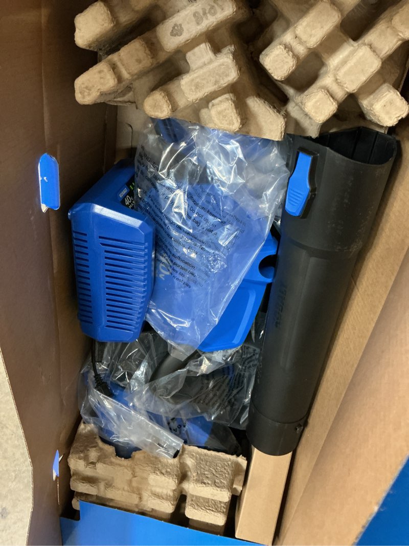 Condition photo showing Good Condition for kobalt gen4 40-volt cordless battery string trimmer and leaf blower and combo kit 4.0 ah (battery included) (charger included)