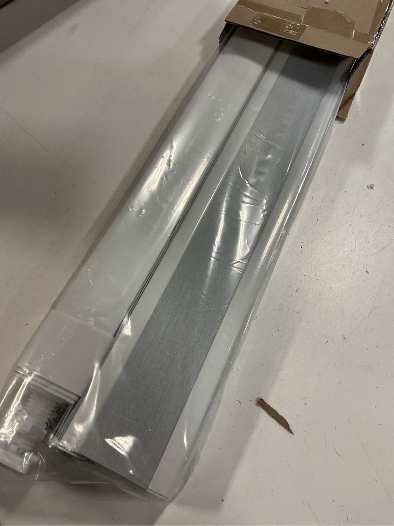 Condition photo showing Good Condition for lazblinds no tools no drill cordless cellular shades, top down bottom up (tdbu) honeycomb shades for home, blackout light blocking thermal insulation blinds for windows, 26" w x 64" h, white blackout - white 26" w x 64" h