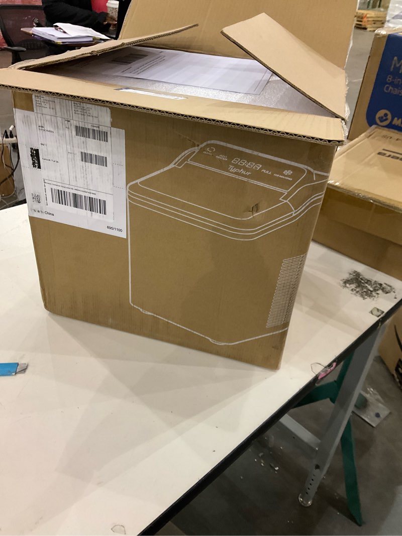 Typhur Fast Nugget Ice Maker Countertop with Self-Cleaning Pump, 35lbs/24H Crushed Pebble Ice Machin