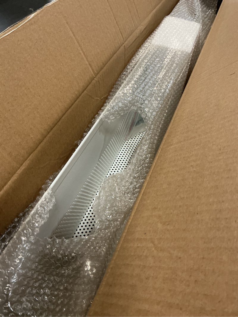 Condition photo showing Good Condition for upgraded 3 ft baseboard heater covers with left and right endcaps, galvanized steel easy slip-on baseboard cover for replacing old and rusty looking electric and hydronic base board heater cover baseboard heater covers series 3ft 1pk w/endcap