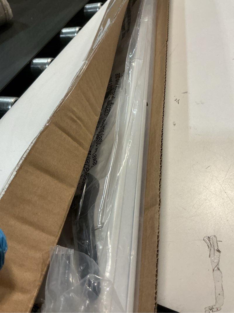 Condition photo showing Good Condition for LazBlinds No Tools No Drill Cordless Cellular Shades, Blackout Light Blocking Honeycomb Shades for Home, Thermal Insulation Blinds for Windows, 29" W x 48" H, White Blackout-white 29" W x 48" H