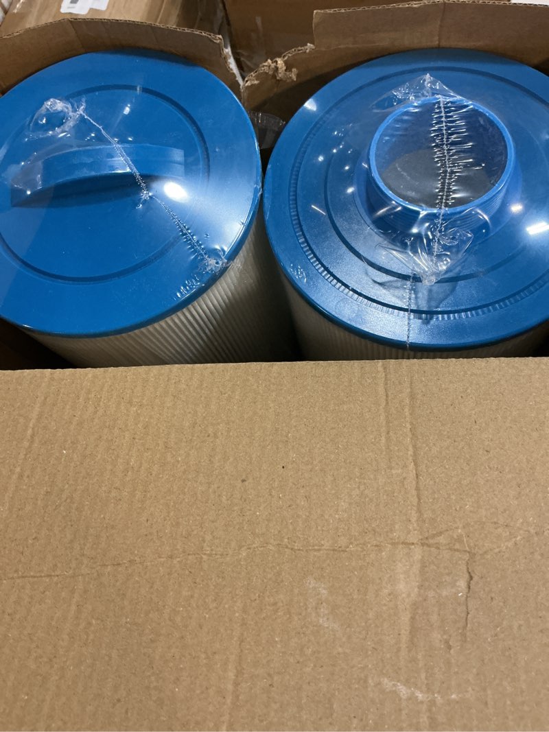 Condition photo showing New/Like New for pas40-f2m hot tub filter 6ch-352 - spa filter cartridge replacement fit for unicel, artesian spas 06-0014-12, filbur fc-0312, master spas pma-r1 filters, 40 sq.ft hot tub filter cartridge, 2 pack