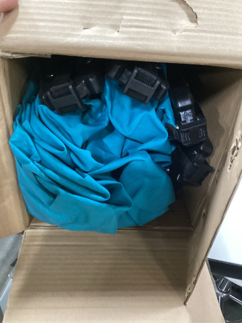 Condition photo showing Good Condition for Regalo My Play Deluxe Extra Large Portable Play Yard Indoor and Outdoor, Bonus Kit, Washable, Teal, 8-Panel