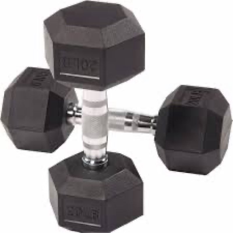 Set of Two 20lbs Dumbbells 