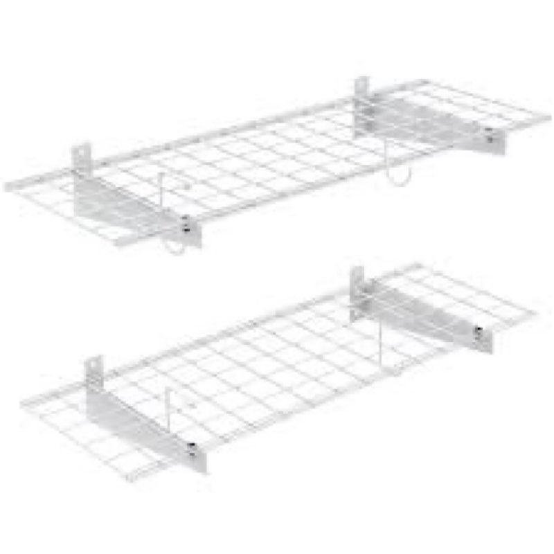 TORACK 2-Pack 12x18 inch Wall-Mounted Shelves, Garage Wall Shelf for Closet & Laundry Room, Heavy-Du
