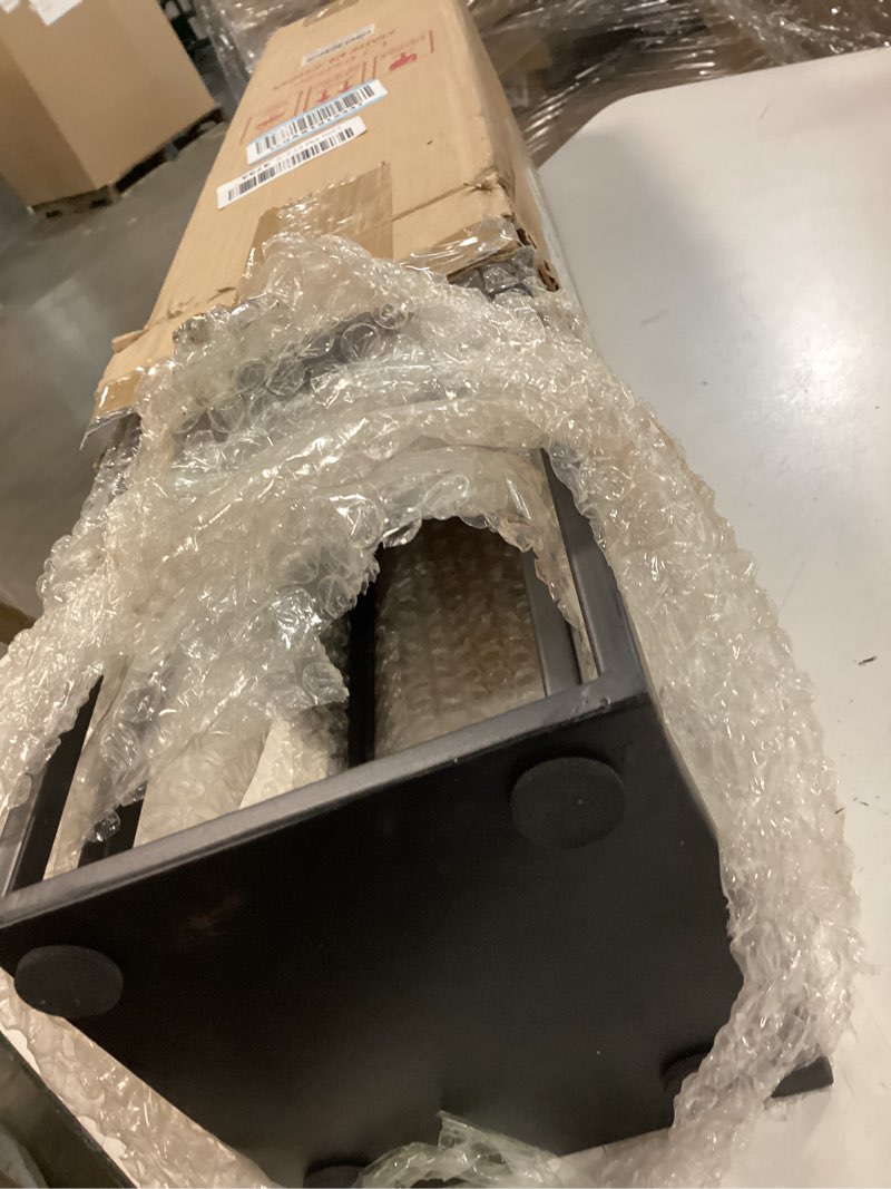 Condition photo showing Good Condition for 22'' 19'' large lanterns decorative outdoor indoor, set of 2 black metal candle lanterns modern farmhouse floor lanterns decorative for home decor, mantle, fireplace, patio, porch, garden black 22in and 19in