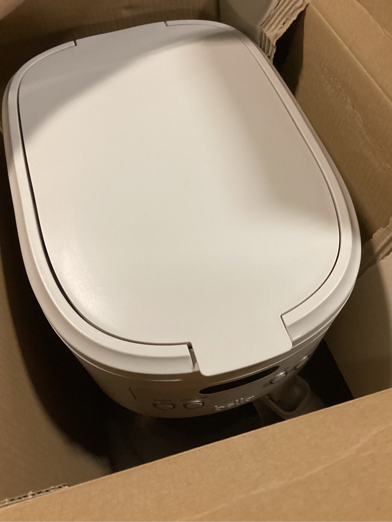 Condition photo showing Good Condition for BELLA 12 Cup Programmable Coffee Marker, Reusable Dishwasher Safe Accessories, Easy LCD diaply, Auto Shutoff, 900 watt, Oatmilk