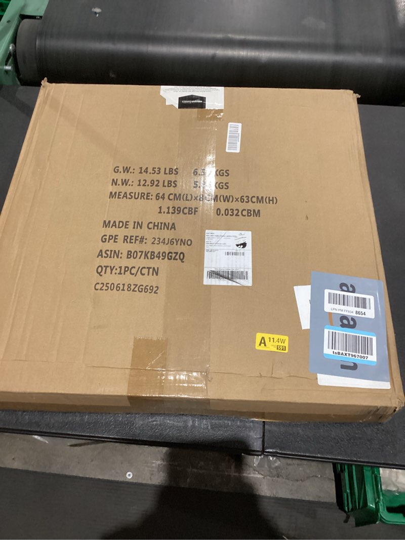 Condition photo showing As Is for Amazon Basics Leakproof Canvas Bottom Guinea Pig Pet Cage with Divider Set, Black, 47.6"L x 24.2"W x 14.0"H