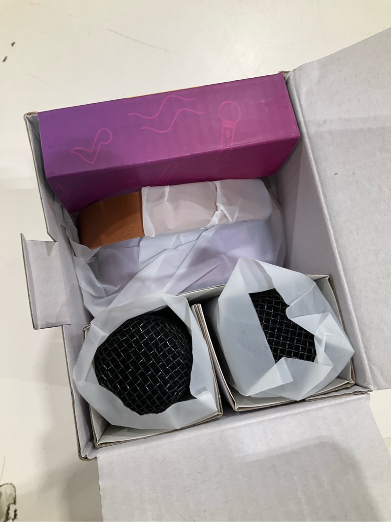 Condition photo showing Good Condition for Karaoke Machine for Kids, Portable Mini Speaker with 2 Wireless Microphones, 2026 TOP Kids Gifts for Girls Ages 3, 4, 5, 6, 7, 8, 9, 10, 12 +Years Old, 4-12th Birthday Present Toy Party (Purple)