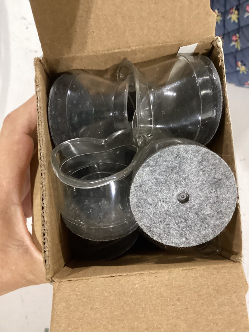 Condition photo showing Good Condition for bumaco 40pcs chair leg floor protectors chair leg protectors for hardwood floors silicone pads covers to protect floors universal l clear fit (1-5/16"~2") universal l clear-40 pcs