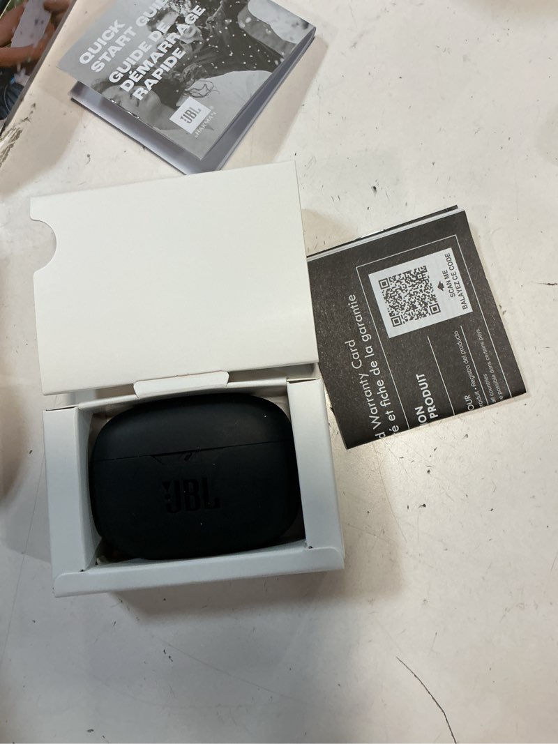 Condition photo showing Good Condition for jbl vibe beam 2 wireless bluetooth true wireless earbuds w/charging case 1 pk