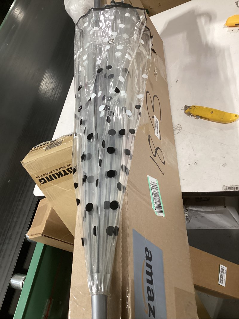 Condition photo showing Good Condition for Similar product totes Adult Clear Bubble Umbrella with Dome Canopy and Lightweight Wind and Rain Protection Signature Dots Adults - 51\" Canopy