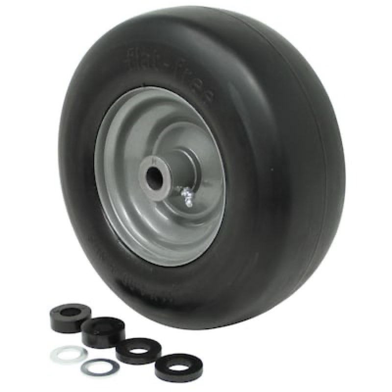 sunbelt 11-in x 4-in-5-in smooth-front wheel tire (universal)
