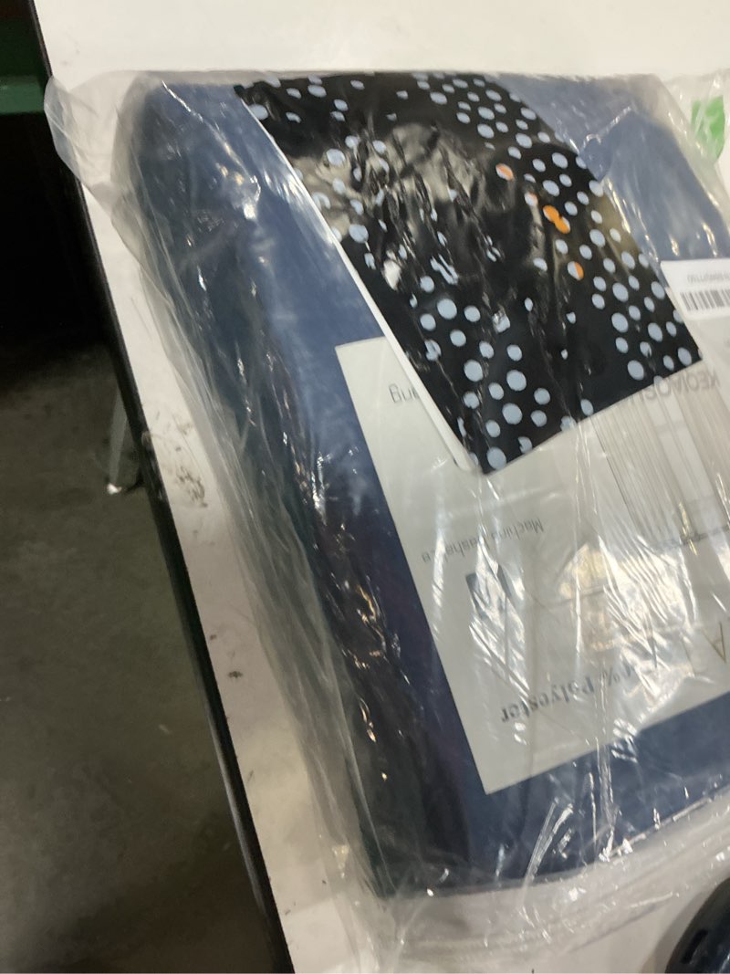 Condition photo showing New/Like New for pinch pleated curtains 63 inches long 2 panels set, thermal insulated blackout room darkening curtain for bedroom,window draperies with hooks(navy blue,72x63-inch) navy blue 72"w x 63"l (pack of 2)