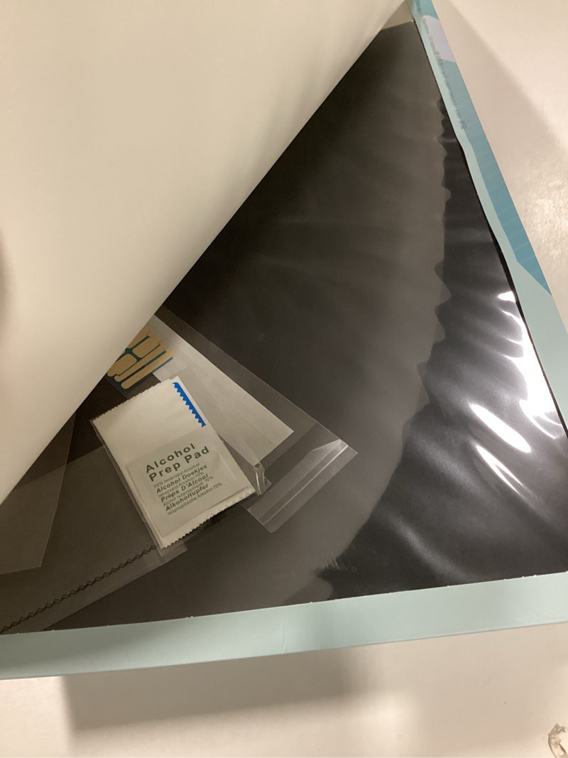 Condition photo showing New/Like New for [2 Pack] 22 Inch Computer Privacy Screen for 16:10 Aspect Ratio Widescreen Monitor, Eye Protection Anti Glare Blue Light Computer Monitor Privacy Filter, Removable Anti-Scratch 22in Protector Film 2 Pack 22 Inch (16:10 Aspect) Black for monitor