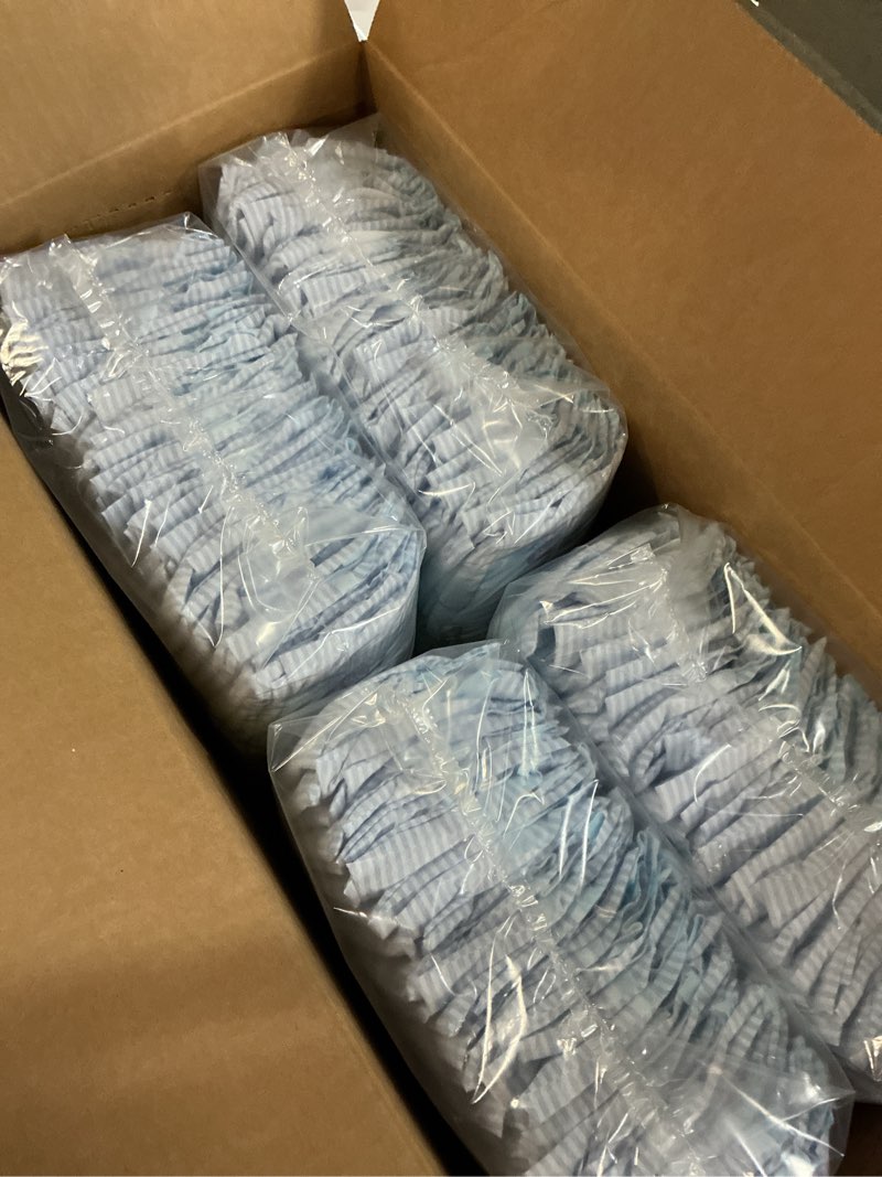 Condition photo showing New/Like New for luvs size 8 baby diapers, platinum protection bluey diapers for day & night,size 8, 108 count