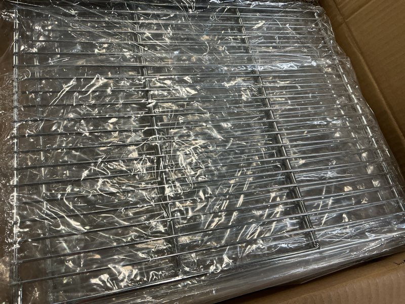 Condition photo showing Good Condition for Jerky Racks for Barrel Style Pellet Grills, 21"W×17.2"L, 3 Tiered Foldable Sliding 830 in² Cooking Space Expansion Grate Accessory for Pit Boss, Traeger, Z Grill, Green Mountain and More Smoker Grills