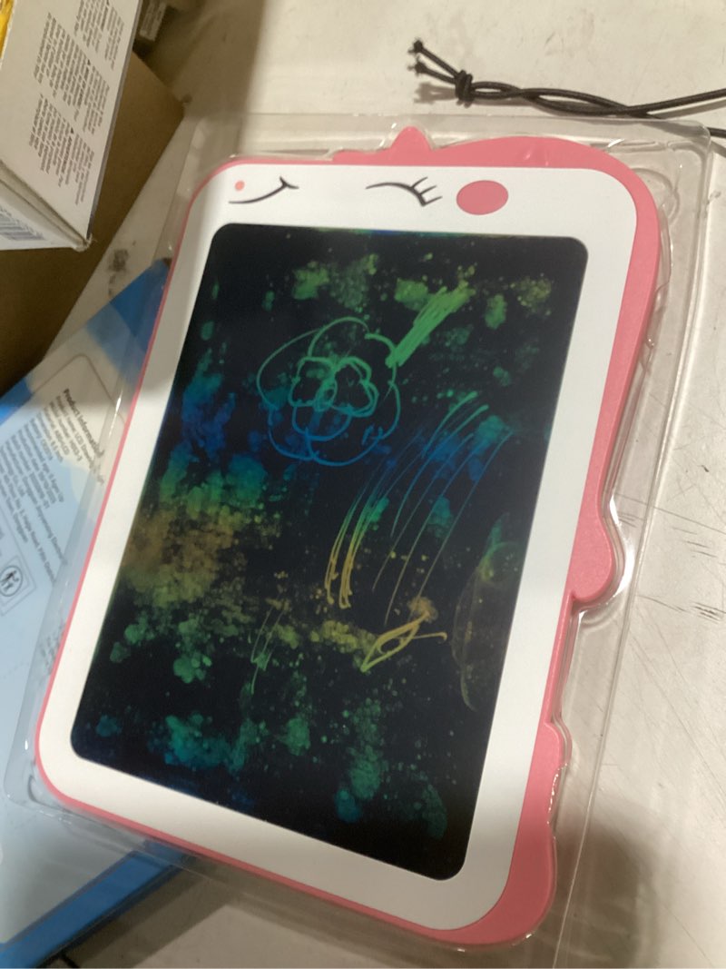 Condition photo showing Good Condition for lcd writing tablet for kids, unicorn girl toys, toddlers toys drawing board, educational doodle pad kid toy for 3 4 5 6 7 8 year old girls boys easter birthday party xmas gift, 8.5inch pink