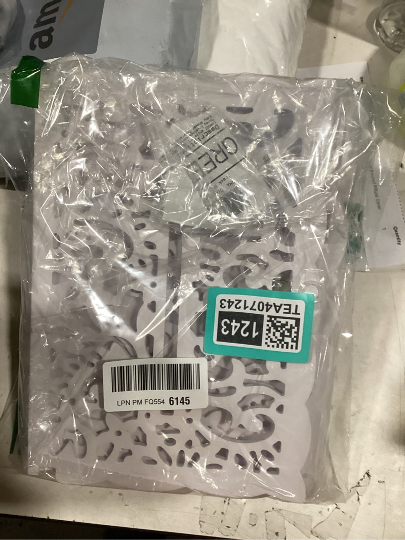 Condition photo showing New/Like New for White PVC Gift Card Box with Lock - DIY Wedding & Party Money Envelope Card Box for Reception, Graduation, Birthday, Baby Shower Decorations