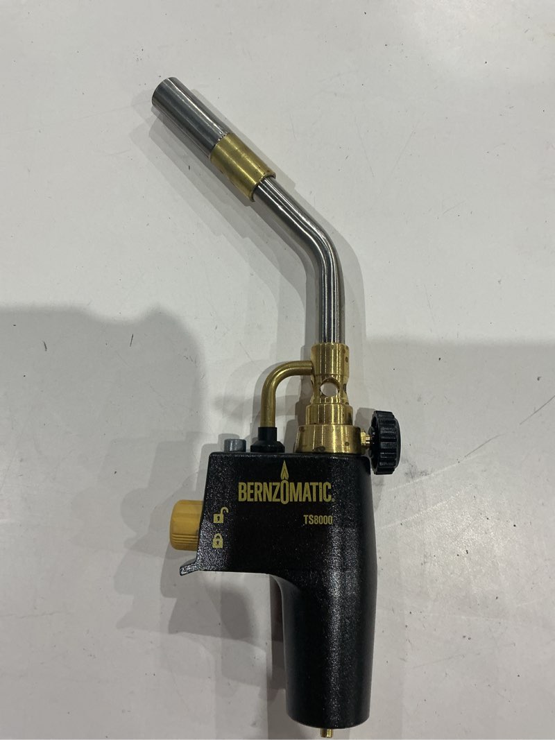 Condition photo showing As Is for bernzomatic trigger start torch (ts 8000 torch)