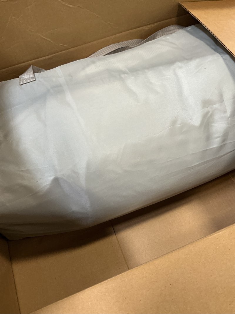 Condition photo showing Good Condition for BABELIO Foldable Baby Playpen with Mat, 46" × 46" Portable Playard for Babies and Toddlers, Parents' Picks Awards Winner, Indoor & Outdoor Kids Safety Play Pen Area, Travel Fence, Grey Grey with Mat 46*46*26