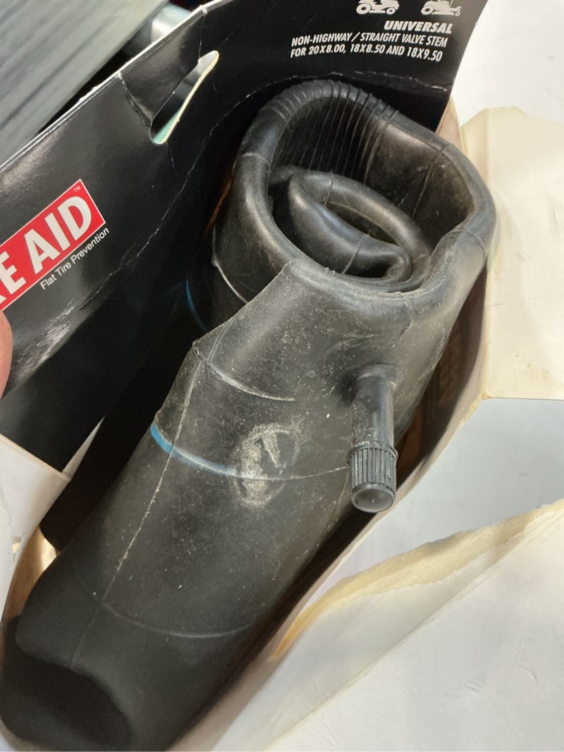 Condition photo showing As Is for tire aid utility tire inner tube