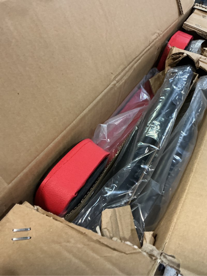 Condition photo showing Good Condition for OneTwoFit Multifunctional Wall Mounted Pull Up Bar Chin Up bar Dip Station for Indoor Home Gym Workout, Power Tower Set Training Equipment Fitness Dip Stand Supports to 440 Lbs OT126 Red