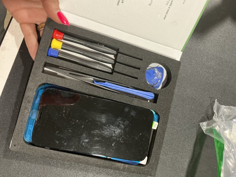 Condition photo showing Good Condition for EXW iPhone 13 Screen Replacement 6.1" Full HD LCD Display Digitizer, Quality Touch Screen with Repair Tools, Waterproof Seal & Protector – Compatible with A2633 A2482 A2631 A2634 A2635 for iphone 13