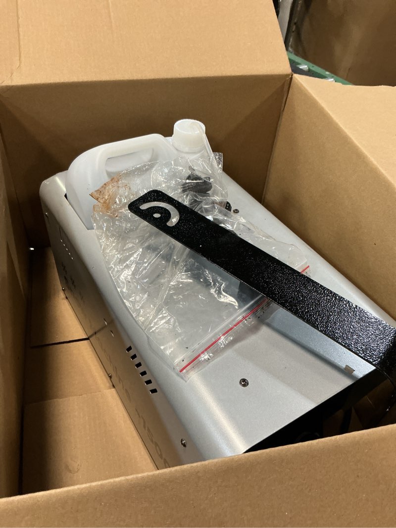 Condition photo showing As Is for 1000W Snow Machine Remote & Manual Control Snowflake Making Adjustable Snowflake Size Snowmaker Perfect for Christmas,Weddings and Theatrical Effects (Grey, 1)