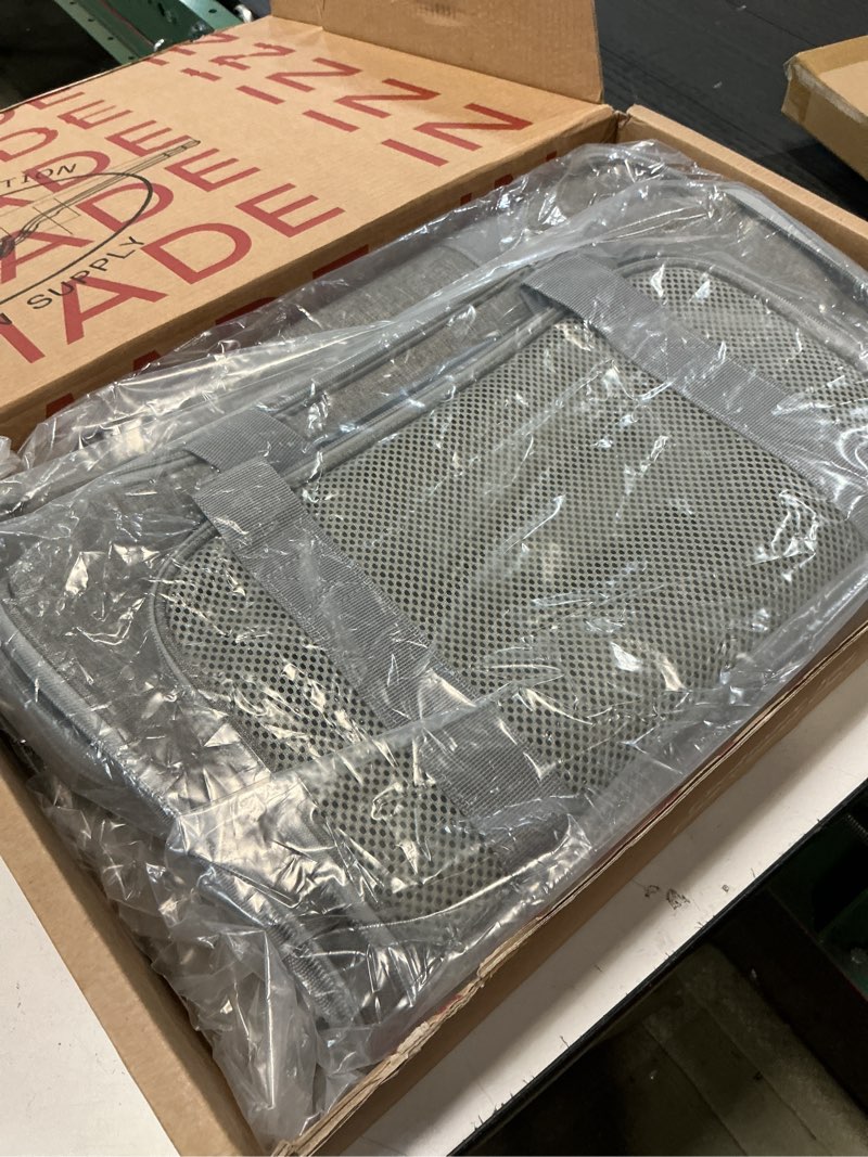 Condition photo showing Good Condition for Henkelion Large Cat Carriers Dog Carrier Pet Carrier for Cats Dogs Puppies up to 25Lbs, Big Dog Carrier Soft Sided, Travel Puppy Carrier - Large - Grey 20.0"L x 13.0"W x 13.0"H Grey