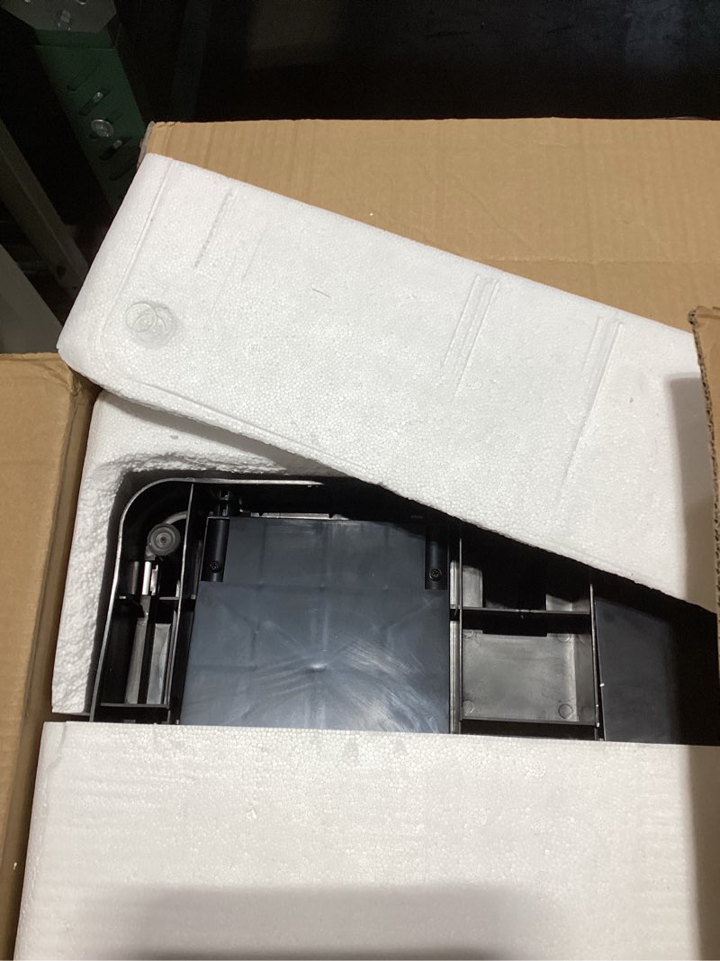 Condition photo showing New/Like New for iTouchless 60 Liter / 16 Gallon Rectangular Dual Compartment Kitchen Trash Can & Recycling Bin, Odor Filter, Soft-Close, Hands-Free Step Pedals, Color-Coded Buckets, Smudge-Resistant Stainless Steel Silver 16 Gal, Dual Step