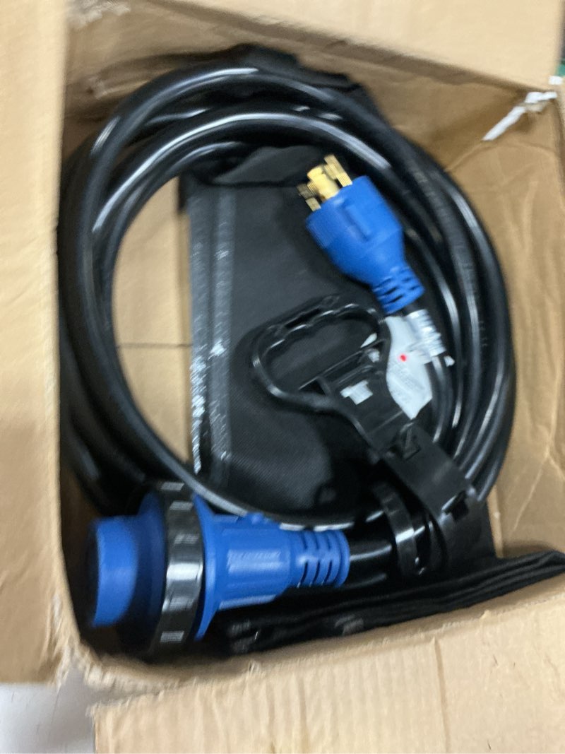 Condition photo showing Good Condition for gloppers 30 amp generator cord and power inlet box, 10ft 125v/250v 4 prong sjtw generator extension 