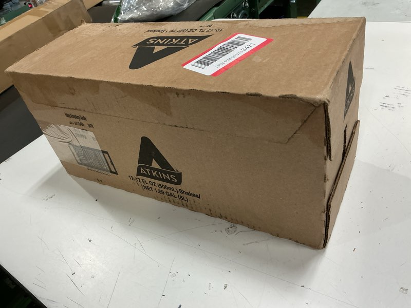 Condition photo showing New/Like New for (Enjoy by 08/01/2026)Atkins Vanilla Cream Meal Size Protein Shake, 23g Protein, Low Glycemic, 3g Carb, 1g Sugar, Keto Friendly