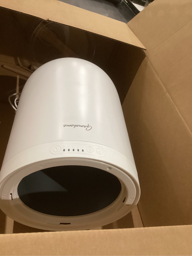 Condition photo showing As Is for Towel Warmer Luxury Heated Bucket – Bluetooth Speaker, Ambient Light & Auto S...