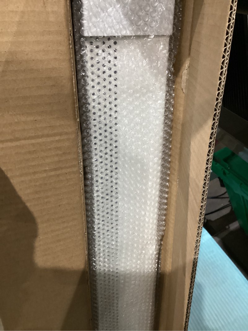 Condition photo showing New/Like New for Upgraded 3 FT Baseboard Heater Covers with Left and Right Endcaps, Galvanized Steel Easy Slip-On Baseboard Cover for Replacing Old and Rusty Looking Electric and Hydronic Base board Heater Cover Baseboard Heater Covers Series 3FT 1PK W/Endcap