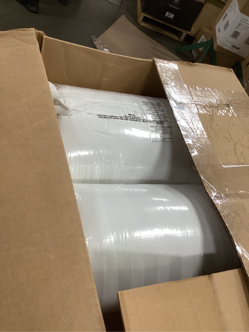 Condition photo showing New/Like New for Serta Won't Go Flat Standard/Queen Size Set of 2 Down Alternative Bed Pillows, Extra Life Foam Core with Medium Support, Perfect for Back, Stomach or Side Sleepers, White Original Queen