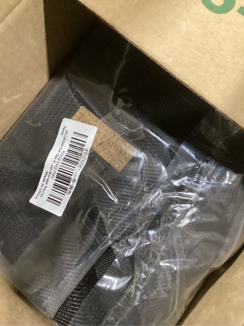 Condition photo showing Good Condition for WLLWOO Car Net Pocket Handbag Holder Between Seats Back Storage Organizer Purse Holder for Console Front Seat Storage Barrier