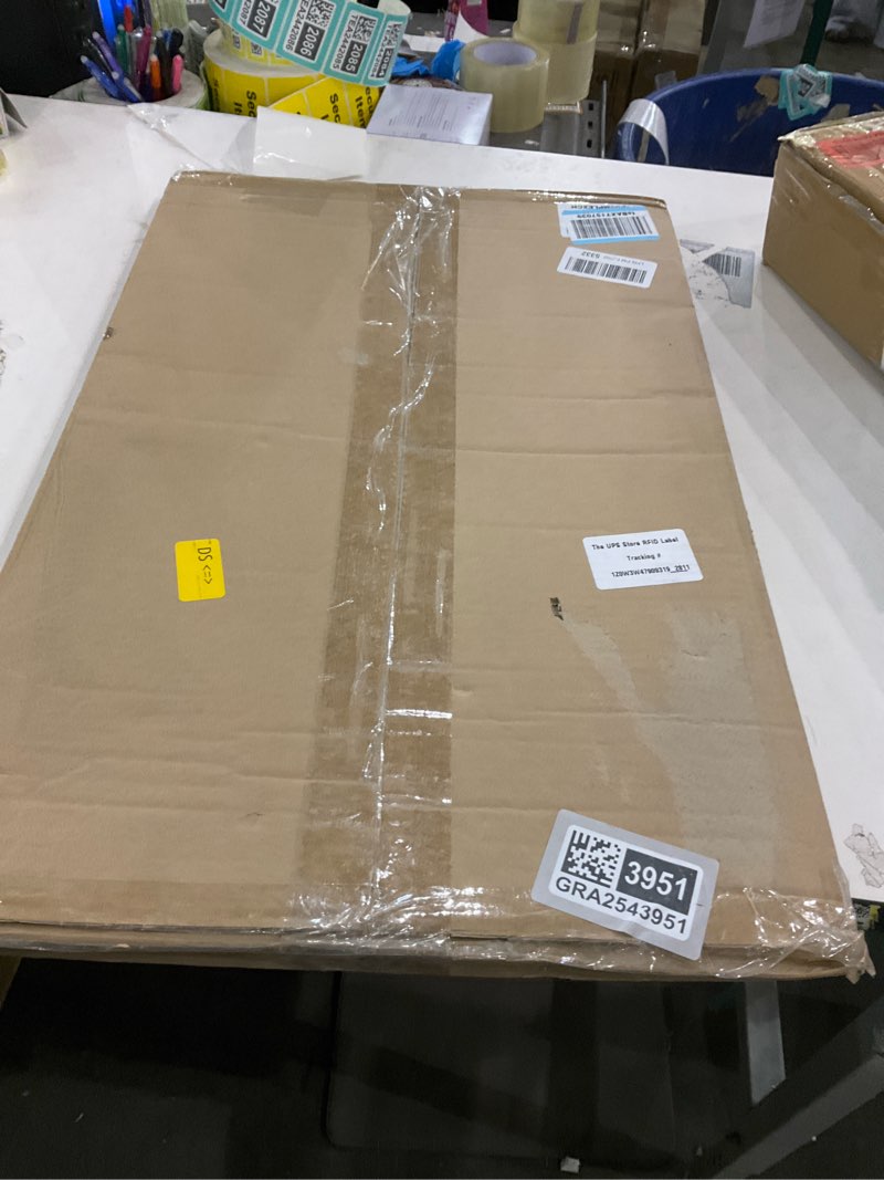 Condition photo showing New/Like New for Wood 14x24 Frame Gold, Ornate Natural 24x14in Poster Picture Frame, Modern Golden 14 x 24inch Gallery Wall Photo Frame with HD Plexiglass, Horizontal Vertical Wall Mounting Display 1pcs Gold 14x24