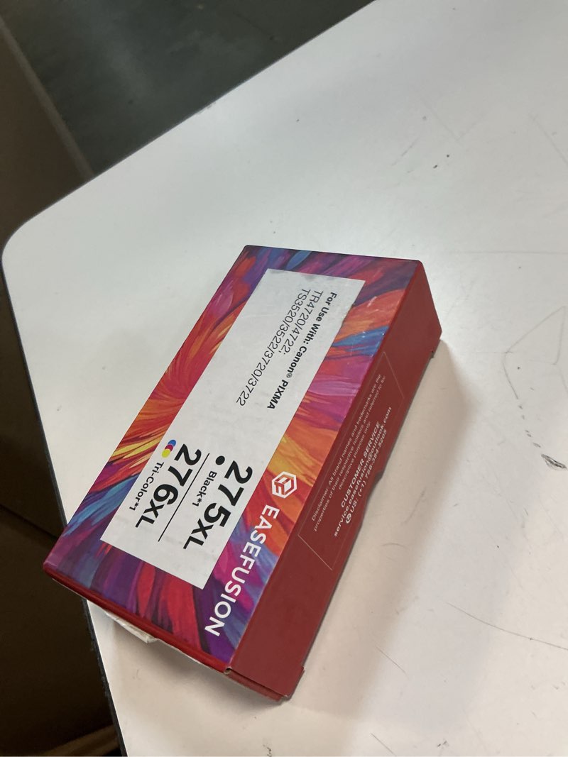 Condition photo showing New/Like New for 275xl 276xl replacement for canon ink 275 and 276 pg-275 cl-276 black color ink cartridges combo pack compatible with pixma tr4720 ts3522 tr4700 ts3722 ts3500 tr4722 ts3720 ts3520 printer