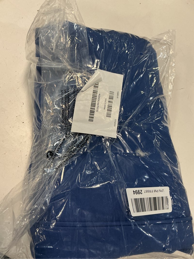 Condition photo showing As Is for 8 pcs Outdoor Cushion Slipcovers Outdoor Patio Cushions Covers Replacement Waterproof with Zipper w/3 Seat Cushion Covers and 5 Backrest Pillow Covers, Covers Only 25.6'' ×23.6'' ×4'' Blue